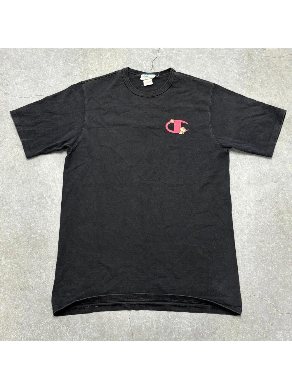 Champion Floral Logo T Shirt